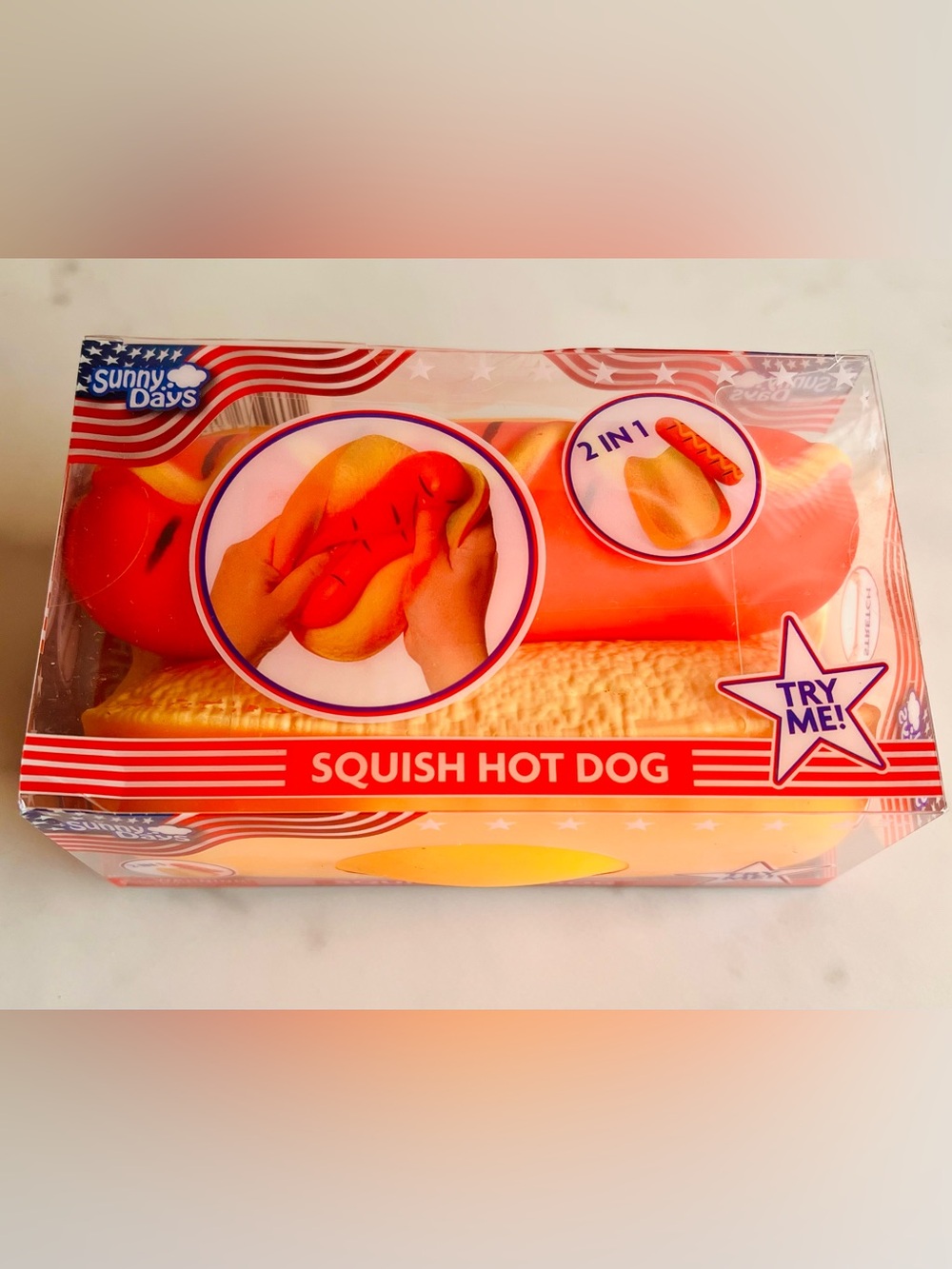 Sunny Days Hot Dog Squishy Squeeeze